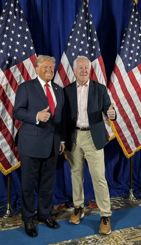 Donald Trump goofy makeup John Cornyn Nevada 2024 Blank Template - Imgflip