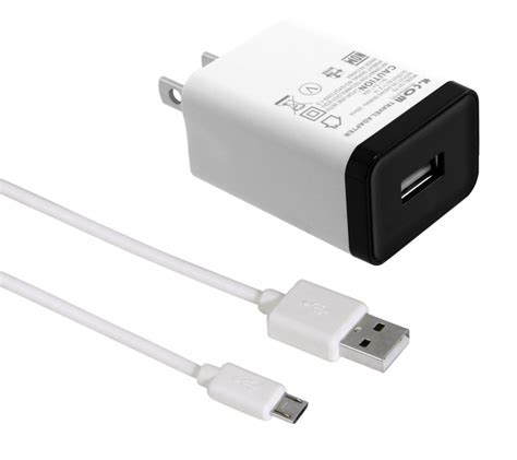 Cargador Usb Cable De Datos Usb Micro Usb V Kcom En A