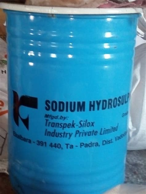 Sodium Hydrosulphite Powder P Zn Kalali Packaging Type Drum