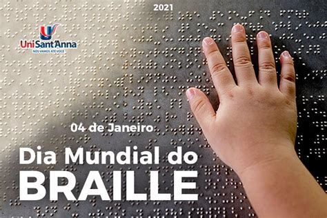 04 De Janeiro Dia Mundial Do Braille UniSant Anna