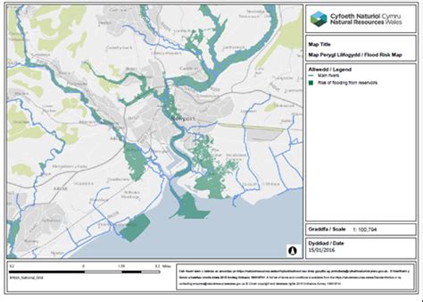 Natural Resources Wales / Flood risk map user guide