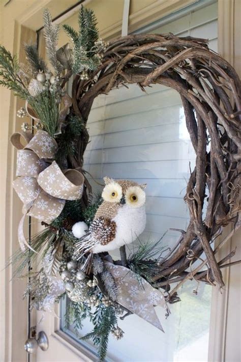 Cool 60 Easy DIY Outdoor Winter Wreath For Your Door More At Https