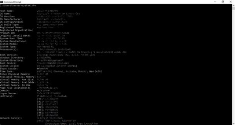 Cmd Commands To Gather Information Of A System Geeksforgeeks