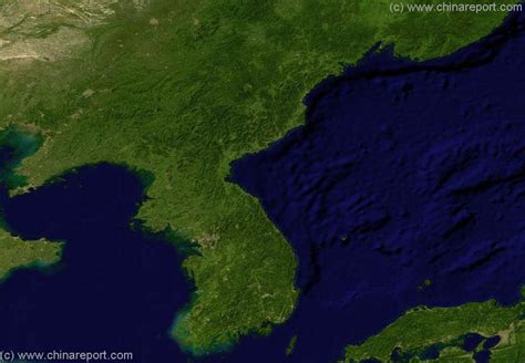 Satellite Map Of North Korea - Maping Resources