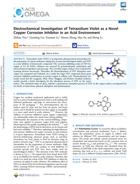 PDF Electrochemical Investigation Of Tetrazolium Violet As A Novel