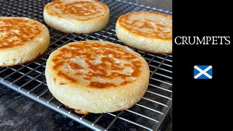 Traditional Homemade British Savoury Crumpet Recipe Breakfast