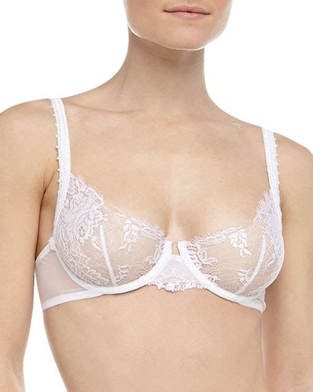 La Perla Maharani Floral Lace Underwire Bra White