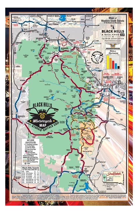 Sturgis Motorcycle Rally Map - Clemmy Cassandry