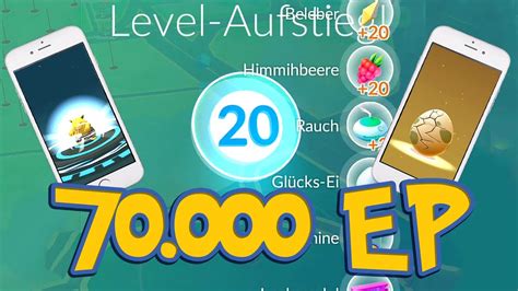 Pokemon Go Deutsch Ep Level Mit Gl Cksei Ei Ausbr Ten