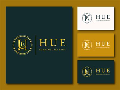 Letter HUE modern luxury logo by Md. Awjim on Dribbble