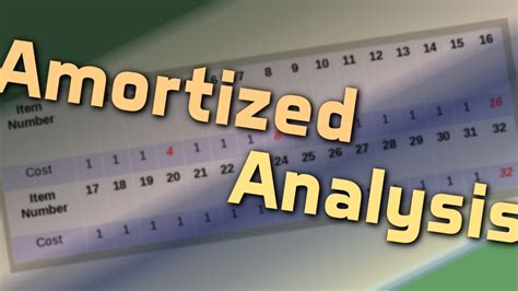 Amortized Analysis Youtube