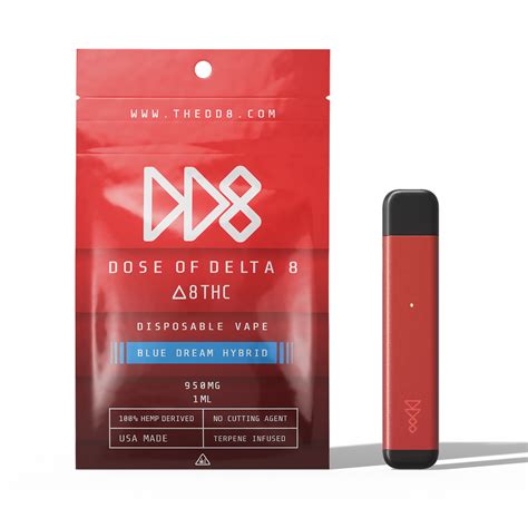 Dd8 Dose Of Chill Dd8 Delta 8 Disposable Vape Pen Blue Dream