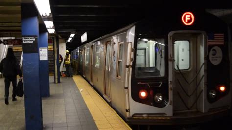 Special Euclid Avenue Bound R160A 2 F Train Leaving Broadway