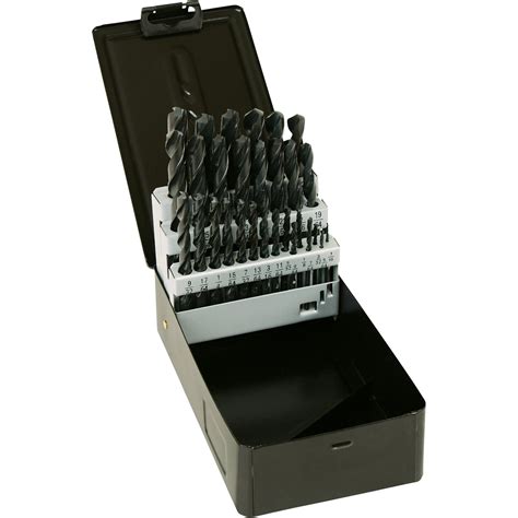 Northern Industrial Twist Drill Bits — 116in Dia 29 Pc Set