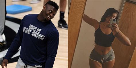 Instagram Model Says She S Happily Taken Despite Zion Williamson