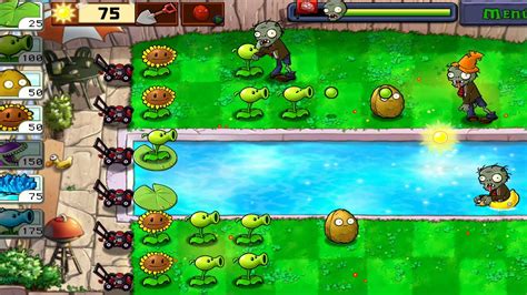 Plants VS Zombies Piscina Nivel 1 YouTube