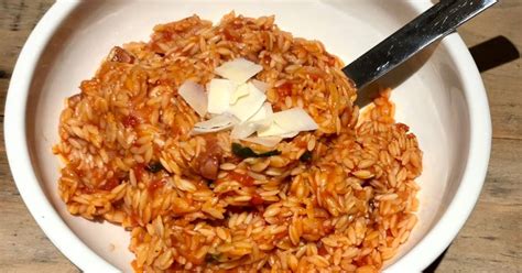 Orzo à la tomate et chorizo de PaulineB Cookpad