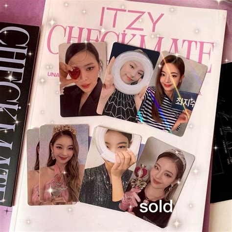 Jual PHOTOCARD PC OFFICIAL LIA RYUJIN YEJI ITZY CHECKMATE POB MAKESTAR