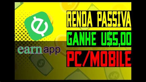 Como Ganhar Dinheiro Na Internet Com Programas De Renda Passiva Earn