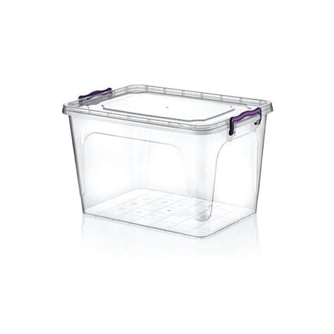 Buy S Mc Homeware Large Litre Heavy Duty Clear Plastic Storage Box