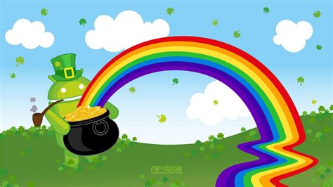 Rainbow St Patrick's Day Wallpapers - Wallpaper Cave