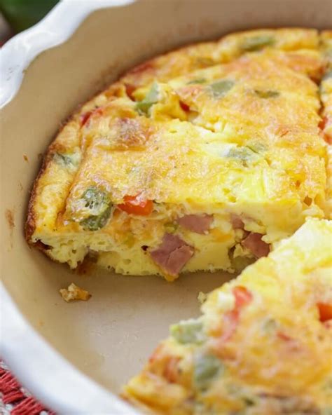 Baked Denver Omelet Quick Easy DELISH Lil Luna