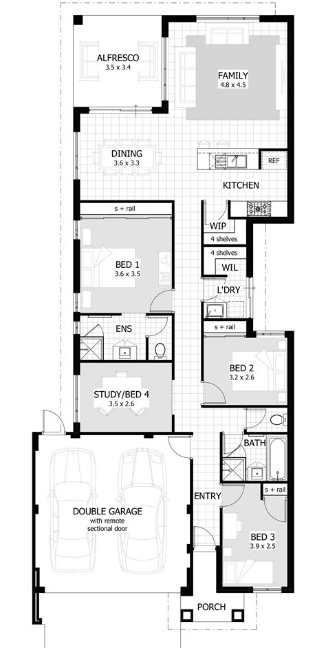 4 Bedroom House Plans Home Designs Celebration Homes New BIG LOVE