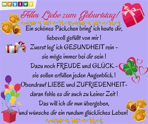 Pin von Helga Güldner auf glückwünsche Verse zum geburtstag Alles