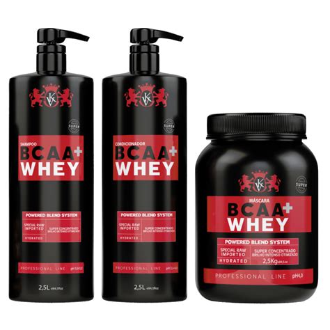 Kit Bcaa Whey Profissional Kv Pro Inspire Se Kv