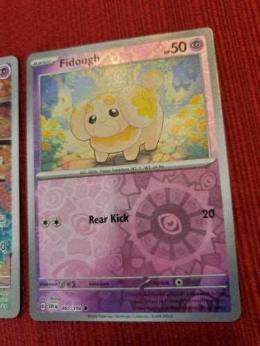 Pokemon Tcg Fidough Scarlet Violet Illustration Rare Ebay