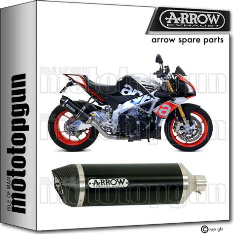 ARROW EXHAUST OK RACE TECH BLACK ALUMINIUM C APRILIA TUONO V4 1100 RR