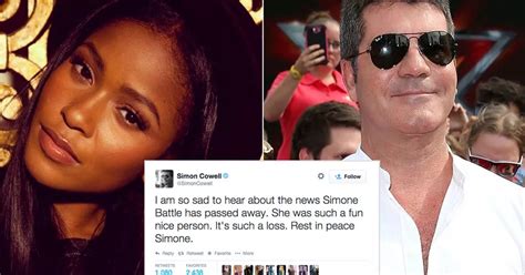 Simon Cowell Pays Tribute To Tragic X Factor Star Simone Battle Its