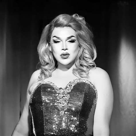 Canadas Drag Race Season 3 Chelazon Leroux Instagram Black And White