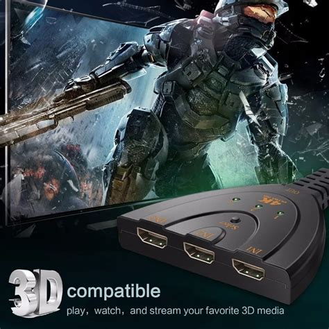 Hdmi Splitter K K D Mini Ports Switcher Cable B P For Dvd