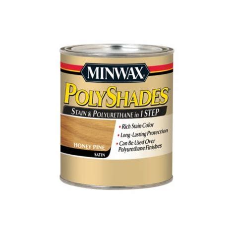 Minwax® Polyshades® Honey Pine Satin Stain And Polyurethane 32 Fl Oz