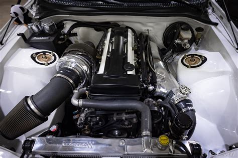 Clean Engine Bay In Single Turbo Supra Benlevy