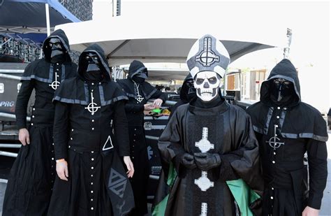 Papa Emeritus And Nameless Ghouls Ghost Getting Ready To Rock Some Asses Off No Doubt Band