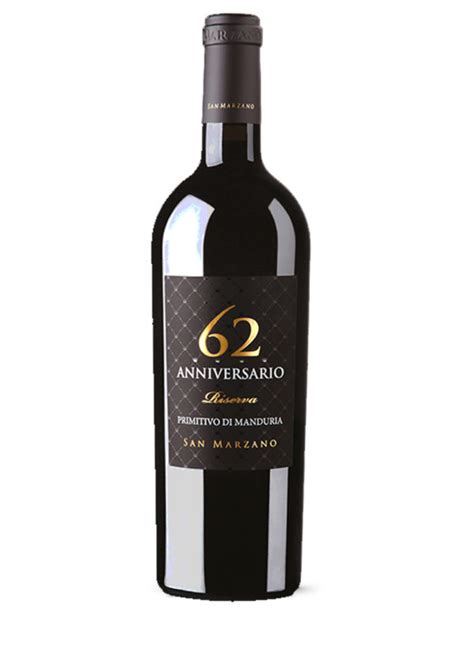 Anniversario Primitivo Di Manduria Dop Riserva Cantine San Marzano