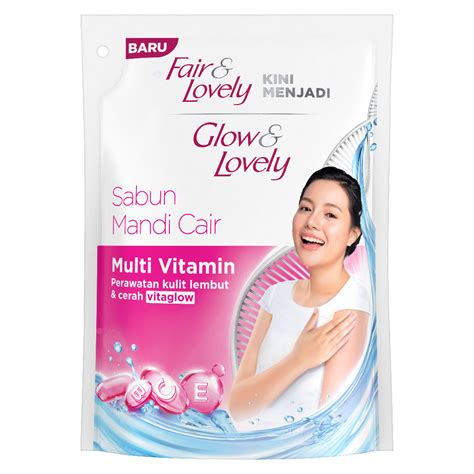 Jual Glow Lovely Brightening Bodywash With Multivitamin And