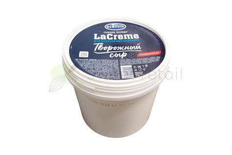 Сыр творожный La Creme Экомилк, 5 кг.