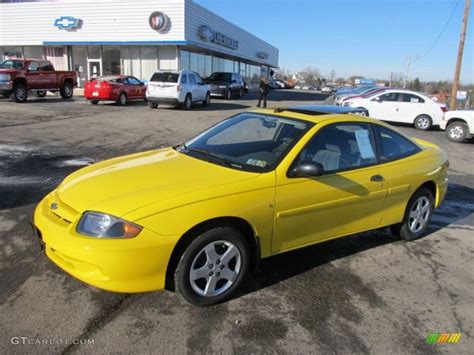 2005 Rally Yellow Chevrolet Cavalier Ls Coupe 59243026 Photo 2