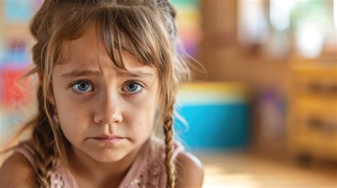 Criança Que Sofre Na Escola Por Ser Intimidada Foto Grátis