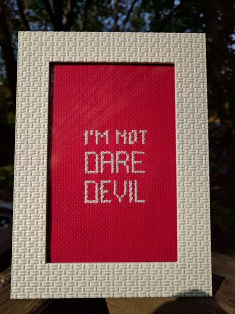 I'm Not Daredevil by CrossStyx on Etsy