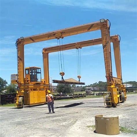 Double Beam Rubber Tire Gantry Crane Suppliers And Manufacturers China