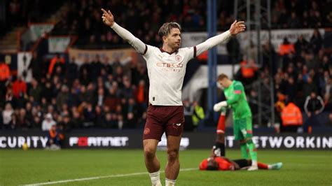 Luton Vs Man City Score Result As Silva And Grealish Fire Champions To