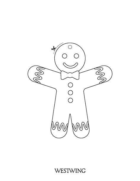 Coloriage Petit Bonhomme Pain D Pice Petits Bonhommes En Pain D