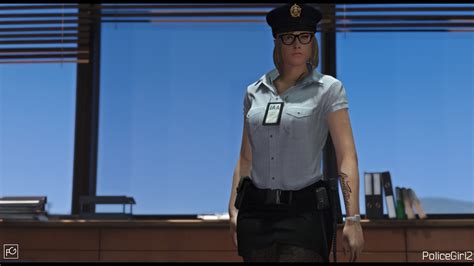 Police Girl Skin Control Gta5