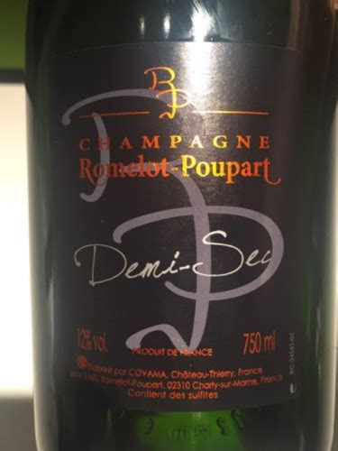 2014 Romelot Poupart Demi Sec Champagne Vivino US