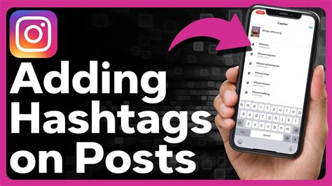 How To Add Hashtags On Instagram Post Youtube