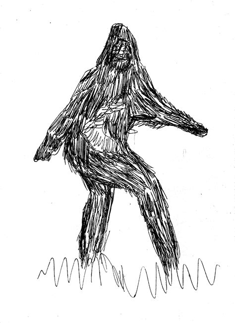 Eyewitness Drawing Gallery The Discovery Of The Sasquatch